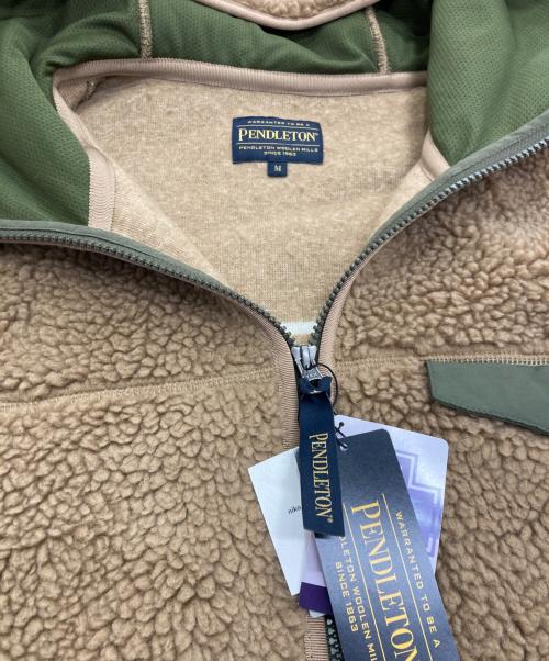 PENDLETON（ペンドルトン）PENDLETON (ペンドルトン) niko and (ニコアンド) ボアジャケット ブラウン サイズ:M 未使用品の古着・服飾アイテム