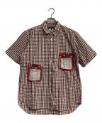 COMME des GARCONS HOMME PLUSコムデギャルソンオムプリュス）の古着「ギンガムチェックシャツ」｜ブラウン×ホワイト