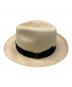 BORSALINO (ボルサリーノ) 天然草中折れハット ベージュ サイズ:58：9000円