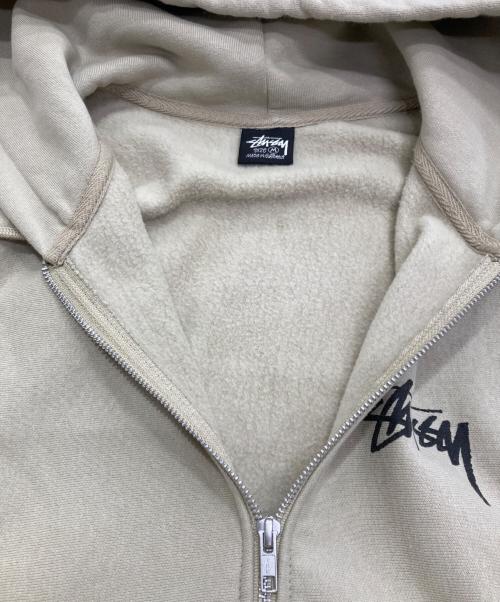 stussy（ステューシー）stussy (ステューシー) STUSSY CLASSIC DOT HOODIE ベージュ サイズ:Ｍの古着・服飾アイテム