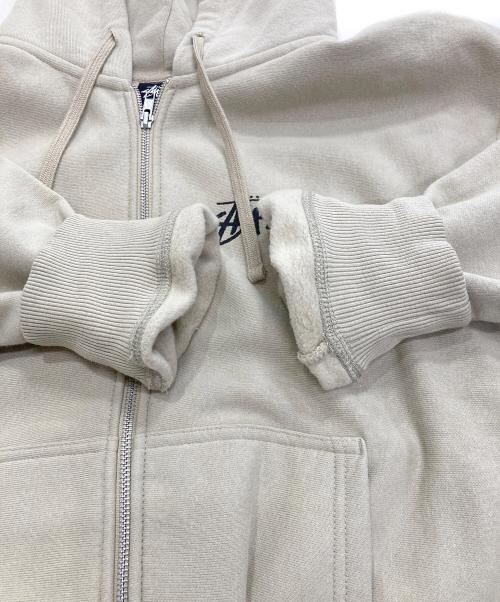 stussy（ステューシー）stussy (ステューシー) STUSSY CLASSIC DOT HOODIE ベージュ サイズ:Ｍの古着・服飾アイテム