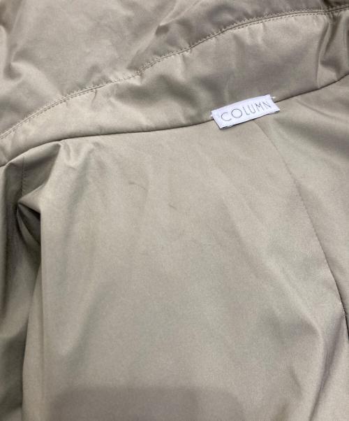COLUMN（コラム）COLUMN (コラム) パフィーPコートダウンジャケット　22-140-01-100003 カーキ サイズ:36の古着・服飾アイテム
