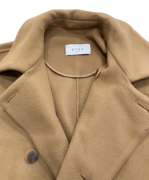 ETRE TOKYO（エトレトウキョウ）ETRE TOKYO (エトレトウキョウ) ステンカラーコート　1222600074-0 ブラウン サイズ:Mの古着・服飾アイテム