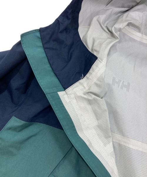 HELLY HANSEN（ヘリーハンセン）HELLY HANSEN (ヘリーハンセン) Scandza Light Jacket ネイビー×グリーン サイズ:XLの古着・服飾アイテム