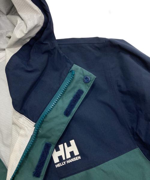 HELLY HANSEN（ヘリーハンセン）HELLY HANSEN (ヘリーハンセン) Scandza Light Jacket ネイビー×グリーン サイズ:XLの古着・服飾アイテム