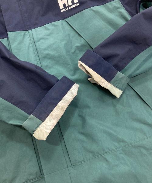 HELLY HANSEN（ヘリーハンセン）HELLY HANSEN (ヘリーハンセン) Scandza Light Jacket ネイビー×グリーン サイズ:XLの古着・服飾アイテム
