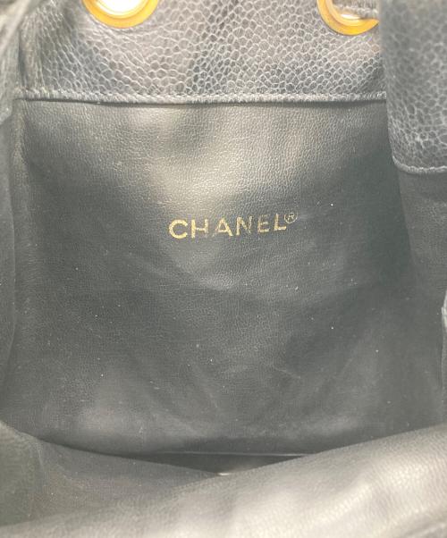 CHANEL（シャネル）CHANEL (シャネル) ココマーク巾着ショルダーバッグ　トリプルココ ブラックの古着・服飾アイテム