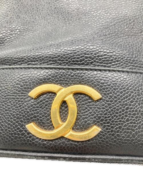 CHANEL（シャネル）CHANEL (シャネル) ココマーク巾着ショルダーバッグ　トリプルココ ブラックの古着・服飾アイテム