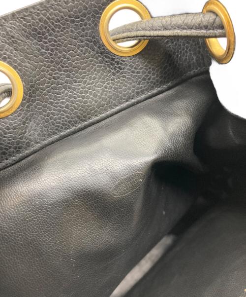 CHANEL（シャネル）CHANEL (シャネル) ココマーク巾着ショルダーバッグ　トリプルココ ブラックの古着・服飾アイテム