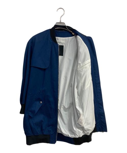 LUCIO VANOTTI（ルーチョ バノッティ）LUCIO VANOTTI (ルーチョ バノッティ) TATRAS (タトラス) ロングブルゾン ネイビー サイズ:01の古着・服飾アイテム