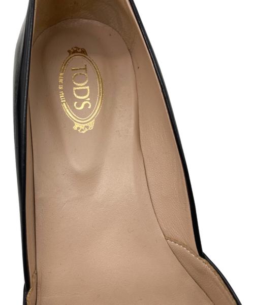 TOD'S（トッズ）TOD'S (トッズ) レザーパンプス ブラック サイズ:36 1/2の古着・服飾アイテム