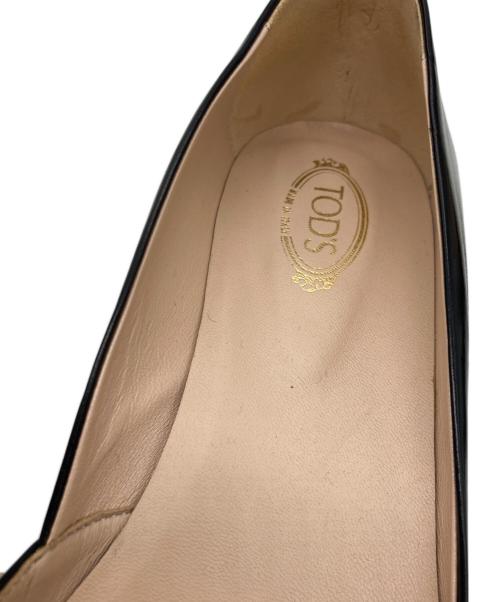 TOD'S（トッズ）TOD'S (トッズ) レザーパンプス ブラック サイズ:36 1/2の古着・服飾アイテム