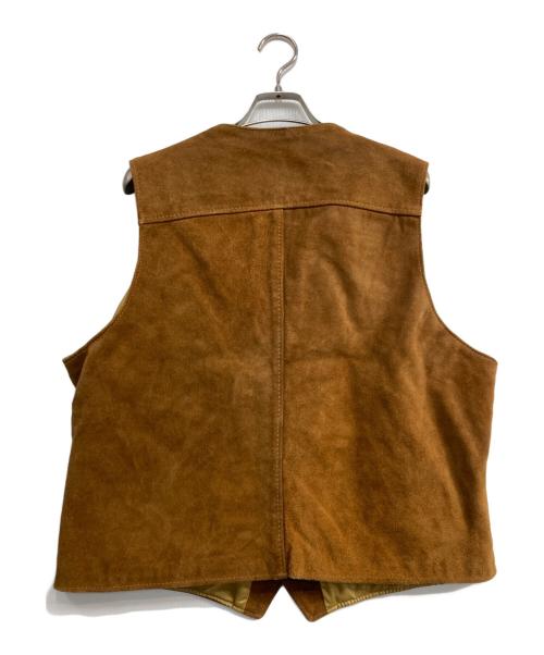 Schott（ショット）Schott (ショット) スウェードレザージレ ブラウン サイズ:XLの古着・服飾アイテム