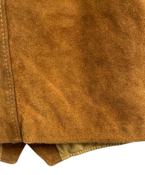 Schott（ショット）Schott (ショット) スウェードレザージレ ブラウン サイズ:XLの古着・服飾アイテム