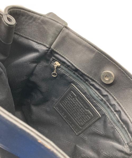 COACH（コーチ）COACH (コーチ) レザートートバッグ　OLD COACH ブラックの古着・服飾アイテム