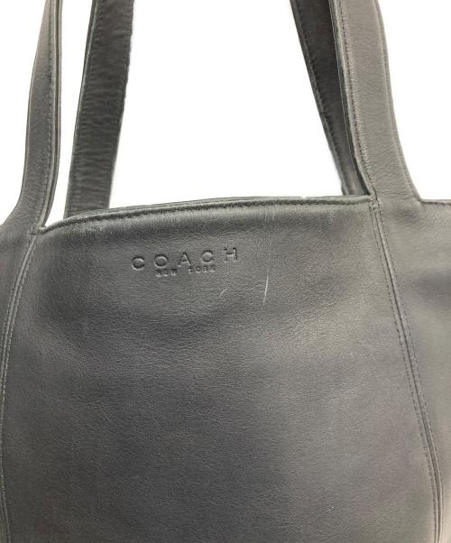 COACH（コーチ）COACH (コーチ) レザートートバッグ　OLD COACH ブラックの古着・服飾アイテム
