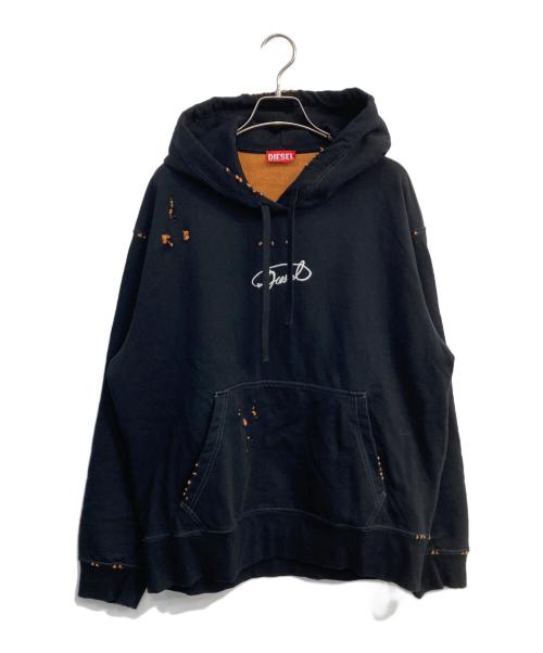 DIESEL（ディーゼル）DIESEL (ディーゼル) S-MACS-HOOD-L2 ブラック サイズ:Lの古着・服飾アイテム
