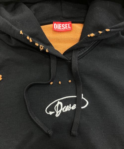 DIESEL（ディーゼル）DIESEL (ディーゼル) S-MACS-HOOD-L2 ブラック サイズ:Lの古着・服飾アイテム