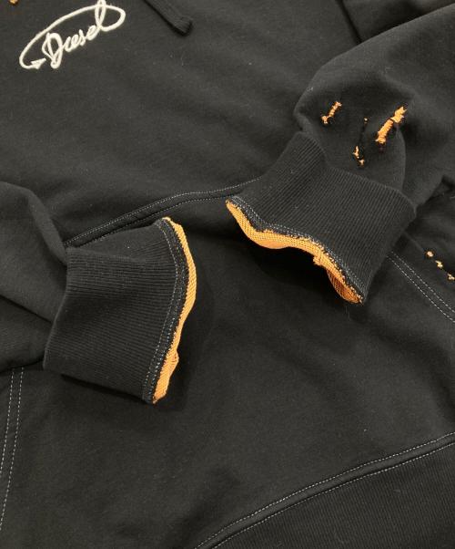 DIESEL（ディーゼル）DIESEL (ディーゼル) S-MACS-HOOD-L2 ブラック サイズ:Lの古着・服飾アイテム