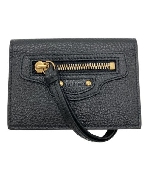 BALENCIAGA（バレンシアガ）BALENCIAGA (バレンシアガ) NEO CLASSIC MINI Wallet　640107 ブラック サイズ:-の古着・服飾アイテム