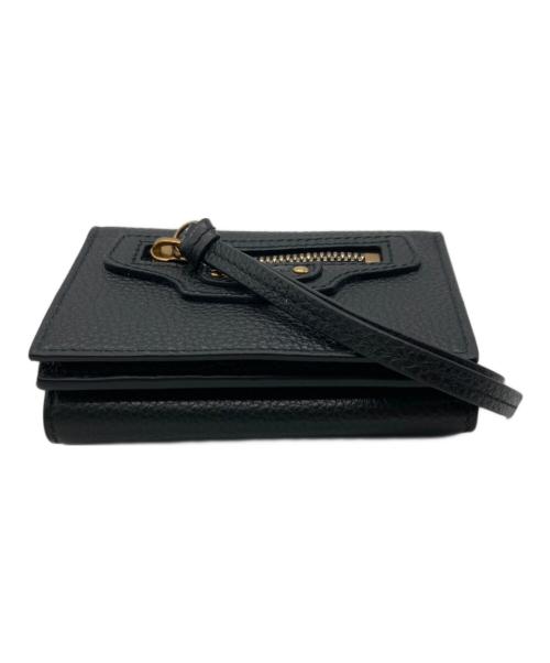 BALENCIAGA（バレンシアガ）BALENCIAGA (バレンシアガ) NEO CLASSIC MINI Wallet　640107 ブラック サイズ:-の古着・服飾アイテム