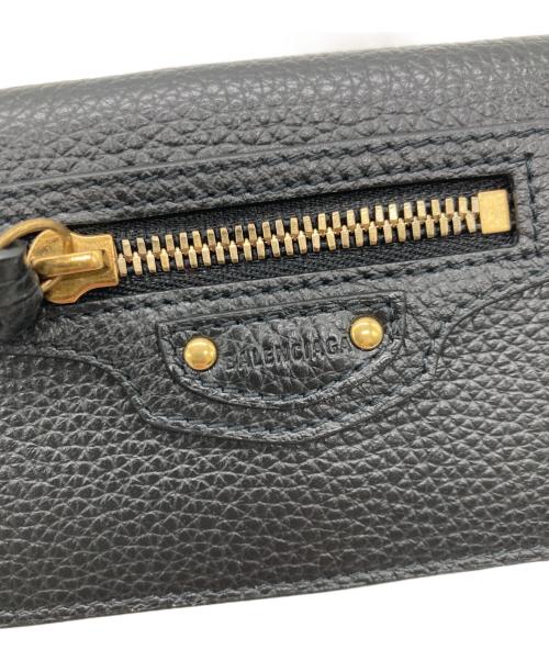 BALENCIAGA（バレンシアガ）BALENCIAGA (バレンシアガ) NEO CLASSIC MINI Wallet　640107 ブラック サイズ:-の古着・服飾アイテム