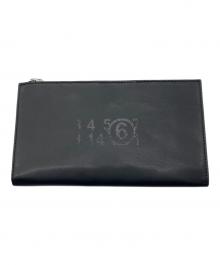MM6 Maison Margiela（エムエムシックスメゾンマルジェラ）の古着「2つ折り長財布　S41UI0116」｜ブラック