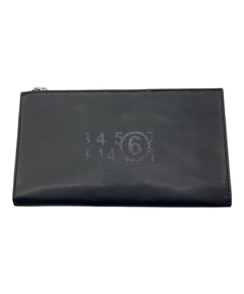 MM6 Maison Margiela（エムエムシックスメゾンマルジェラ）MM6 Maison Margiela (エムエムシックスメゾンマルジェラ) 2つ折り長財布　S41UI0116 ブラック サイズ:-の古着・服飾アイテム