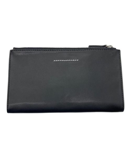 MM6 Maison Margiela（エムエムシックスメゾンマルジェラ）MM6 Maison Margiela (エムエムシックスメゾンマルジェラ) 2つ折り長財布　S41UI0116 ブラック サイズ:-の古着・服飾アイテム