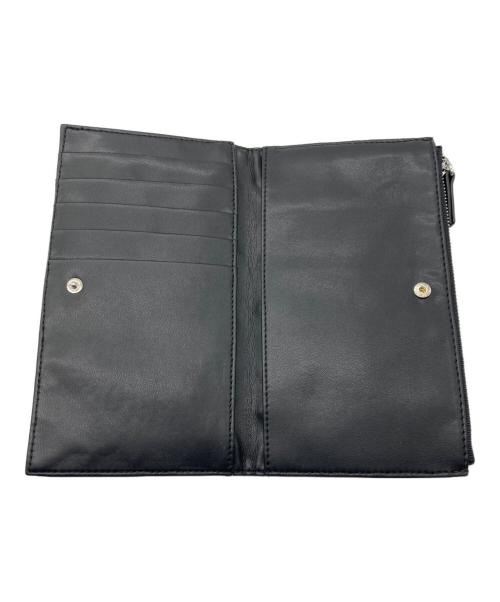 MM6 Maison Margiela（エムエムシックスメゾンマルジェラ）MM6 Maison Margiela (エムエムシックスメゾンマルジェラ) 2つ折り長財布　S41UI0116 ブラック サイズ:-の古着・服飾アイテム
