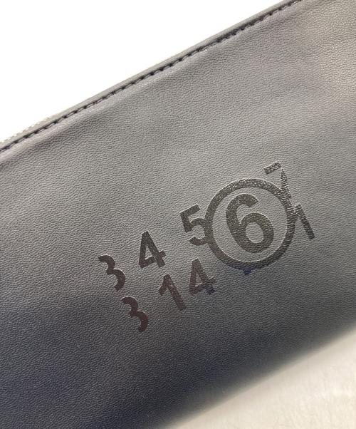 MM6 Maison Margiela（エムエムシックスメゾンマルジェラ）MM6 Maison Margiela (エムエムシックスメゾンマルジェラ) 2つ折り長財布　S41UI0116 ブラック サイズ:-の古着・服飾アイテム