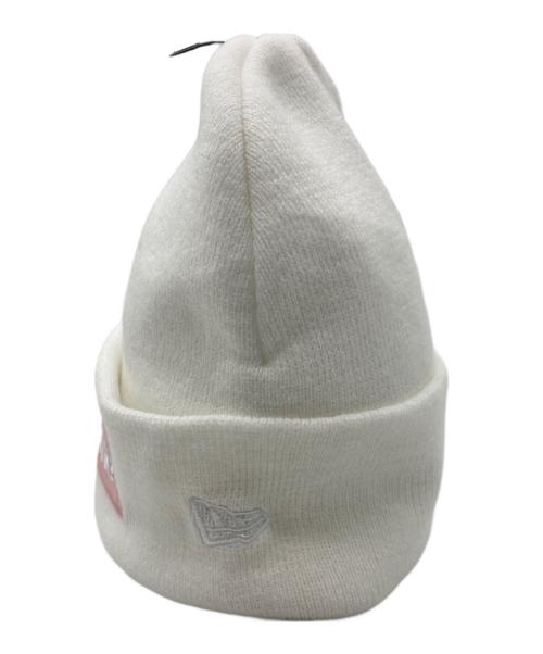 SUPREME（シュプリーム）Supreme (シュプリーム) New Era (ニューエラ) Box Logo Beanie ホワイト×ピンク 未使用品の古着・服飾アイテム
