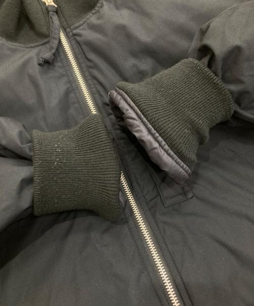 nanamica（ナナミカ）nanamica (ナナミカ) PILGRIM SURF+SUPPLY (ピルグリム サーフサプライ) Varsity JacketMA-1ジャケット 24AW 　S24FA059 ネイビー サイズ:Mの古着・服飾アイテム