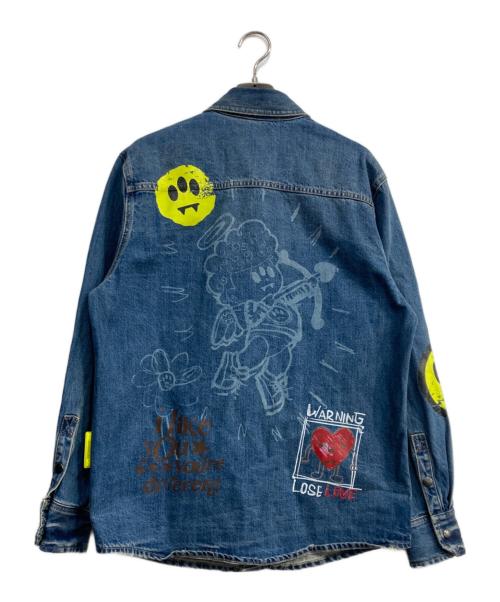 BARROW（バロー）BARROW (バロー) DENIM SHIRT インディゴ サイズ:Mの古着・服飾アイテム
