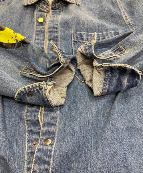 BARROW（バロー）BARROW (バロー) DENIM SHIRT インディゴ サイズ:Mの古着・服飾アイテム