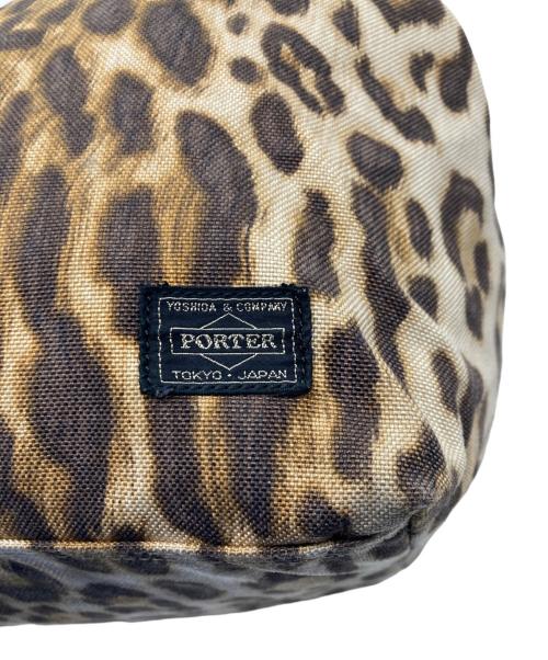 HEAD PORTER（ヘッドポーター）HEAD PORTER (ヘッドポーター) レオパードトートバッグ ブラウンの古着・服飾アイテム