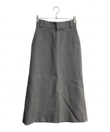 CHAOS GENTLEMAN LADY（カオス ジェントルマン レディ）の古着「ダスティーロングスカート　CH205225ER-00」｜グレー