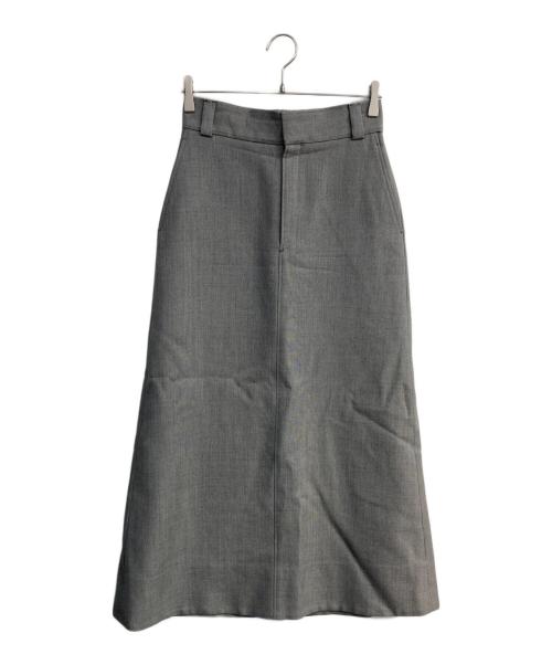 CHAOS GENTLEMAN LADY（カオス ジェントルマン レディ）CHAOS GENTLEMAN LADY (カオス ジェントルマン レディ) ダスティーロングスカート　CH205225ER-00 グレー サイズ:36の古着・服飾アイテム