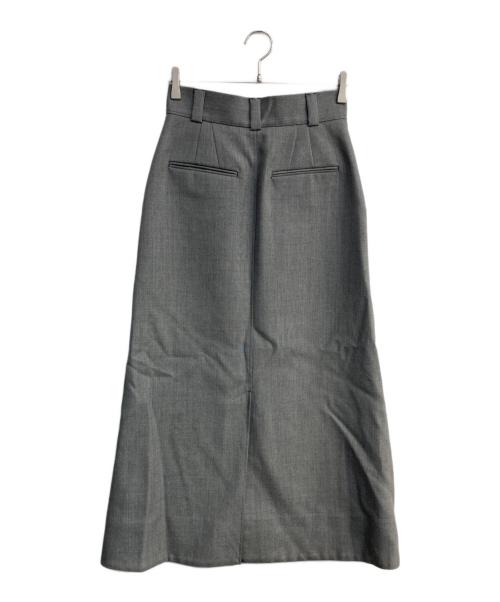 CHAOS GENTLEMAN LADY（カオス ジェントルマン レディ）CHAOS GENTLEMAN LADY (カオス ジェントルマン レディ) ダスティーロングスカート　CH205225ER-00 グレー サイズ:36の古着・服飾アイテム