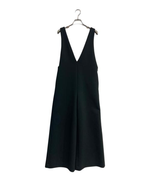 LE PHIL（ル フィル）LE PHIL (ル フィル) スキューバジャージーサロペット ブラックの古着・服飾アイテム