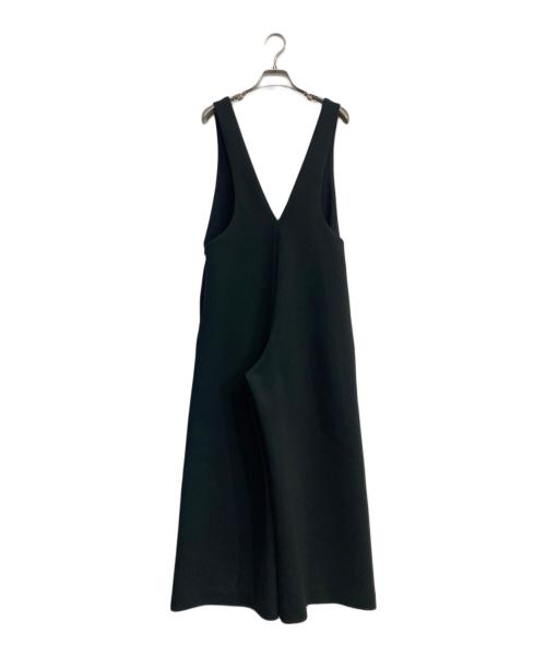 LE PHIL（ル フィル）LE PHIL (ル フィル) スキューバジャージーサロペット ブラックの古着・服飾アイテム