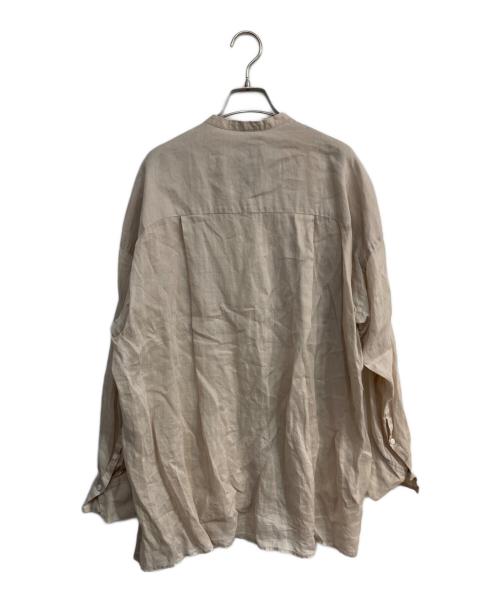 CHAOS（カオス）Chaos (カオス) リガーラミーバンドカラーシャツ　CH106033ER ベージュ サイズ:Freeの古着・服飾アイテム