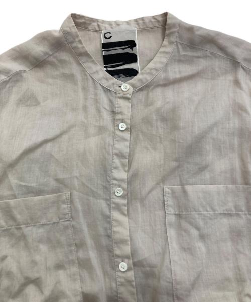 CHAOS（カオス）Chaos (カオス) リガーラミーバンドカラーシャツ　CH106033ER ベージュ サイズ:Freeの古着・服飾アイテム