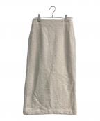 MICA&DEALマイカアンドディール）の古着「ツイードタイトスカート 0124402258」｜アイボリー