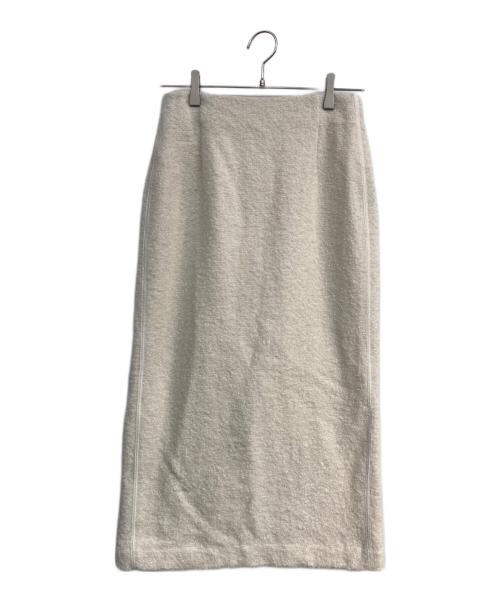 MICA&DEAL（マイカアンドディール）MICA&DEAL (マイカアンドディール) ツイードタイトスカート 0124402258 アイボリー サイズ:38の古着・服飾アイテム