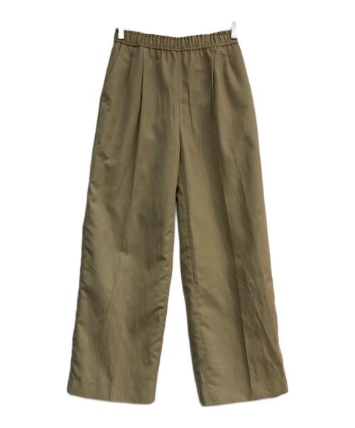 cccmalie（シーマリー）cccmalie (シーマリー) ギャザーワイドパンツ　C-P-9-beige ベージュ サイズ:40の古着・服飾アイテム