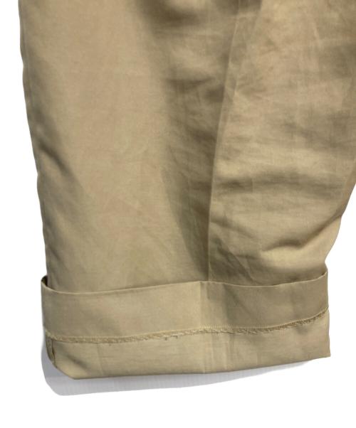 cccmalie（シーマリー）cccmalie (シーマリー) ギャザーワイドパンツ　C-P-9-beige ベージュ サイズ:40の古着・服飾アイテム