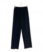YORIヨリ）の古着「セレモニーハンサムパンツ　24AW　YR22-24024SP-3」｜ブラック
