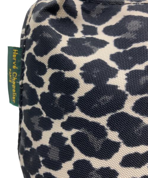 Herve Chapelier（エルベシャプリエ）Herve Chapelier (エルベシャプリエ) レオパードショルダーバッグ アイボリー×ブラックの古着・服飾アイテム