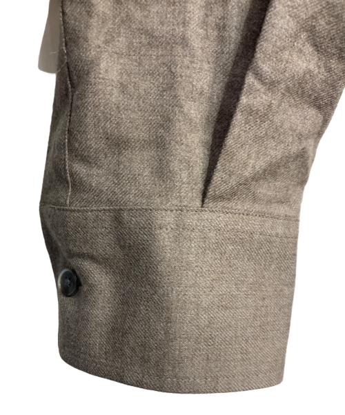 AURALEE（オーラリー）AURALEE (オーラリー) SUPER LIGHT WOOL SHIRT　24AW　A24AS01OS ブラウン サイズ:4の古着・服飾アイテム